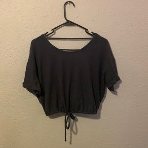 Dark Blue crop top